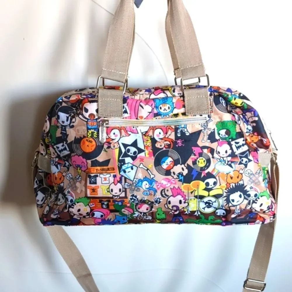 Tokidoki ProSportsac Med Duffel Weekender Bag Pockets Kawaii Japan Anime…